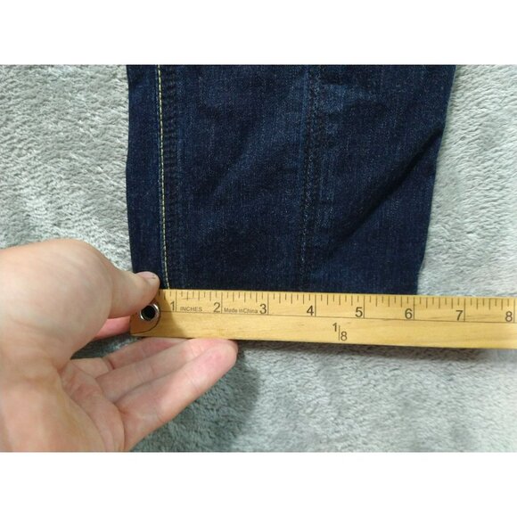 Rag and Bone Jeans Womens 30 Blue Denim Skinny Bootcut Low Rise Stretch Dark - Picture 6 of 9